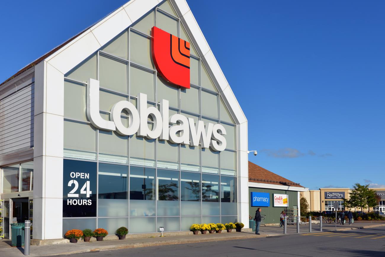 The outside of a Loblaws grocery store